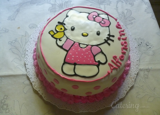 Torta de hello kitty