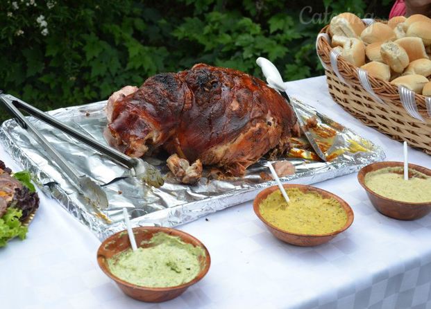 Pernil de cerdo ahumado