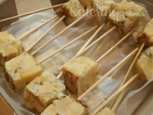 Pinchos de tortilla de papas 