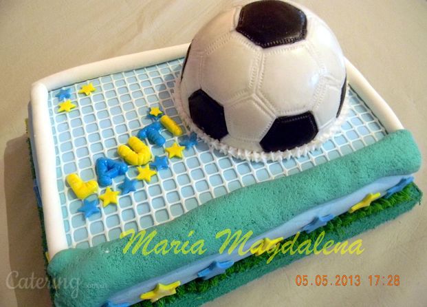 Torta arco de futbol