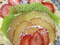 Tarta individual de frutas