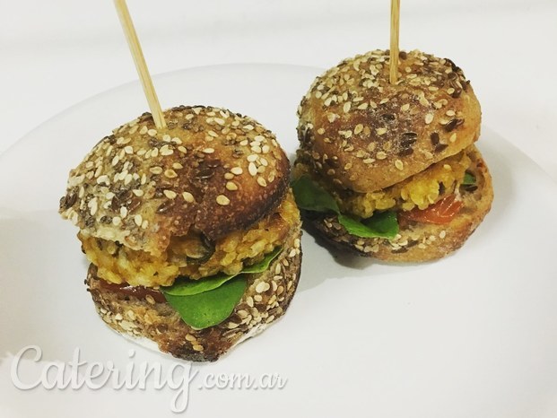 Mini Hamburguesas de arroz yamani