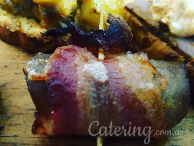 Pincho de panceta y lomo