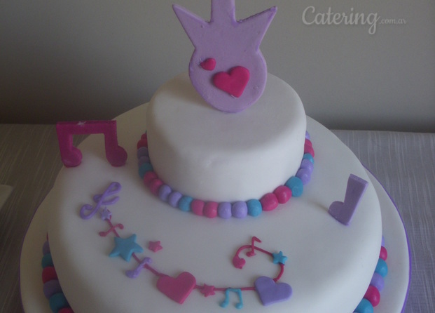 Torta violeta de Disney