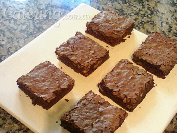 cuadraditos de brownie